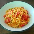 ｼﾞｬﾋﾞｨ's cooksnap of when they made 焼豚と長ネギのレモン醤油パスタ.