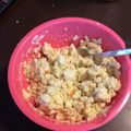 mametaaa's cooksnap of when they made 切干大根とおから入りポテトサラダ.
