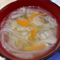 mcapちゅん's cooksnap of when they made 簡単✿マロニー中華スープ.