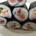 めい太＆ぽこ太's cooksnap of when they made ♪本格海鮮太巻き(恵方巻きにもOK)♪.
