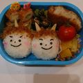 kiratora's cooksnap of when they made 節分＊赤鬼ｸﾝおにぎり弁当(キャラ弁).