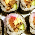 Shueh's cooksnap of when they made 太巻き用かんぴょうと椎茸の煮方.