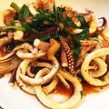 ♡Ricca♡'s cooksnap of when they made うまっ♪イカのニラ＆キムチ炒め.