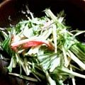 おざゆみ's cooksnap of when they made ❤水菜とカニカマの辛子マヨサラダ❤.