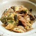 nammy's cooksnap of when they made 牡蠣とほうれん草の卵とじ.