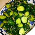 ゆぴー628's cooksnap of when they made ★きゅうりの簡単美味しい！和え漬物★.