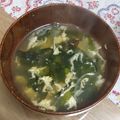 つえちょん's cooksnap of when they made お鍋のいらないたまごわかめスープ.