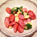 毛利澤ハイジ's cooksnap of when they made *お弁当*オクラとウインナーと卵の炒め物.