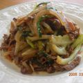 ノチアチ's cooksnap of when they made 牛肉の野菜炒め.