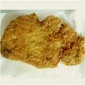 オクタビィア's cooksnap of when they made 手軽にとんかつ♪余った衣はウィンナー.