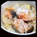 セシウム's cooksnap of when they made 秋鮭☆秋鮭とキノコの炊き込みご飯.