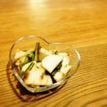 二角形's cooksnap of when they made 簡単さっぱりおいしい　かぶの梅あえ.