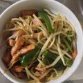 kyokoha's cooksnap of when they made 簡単一品☆ピーマンもやしベーコン炒め.