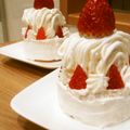 maki★'s cooksnap of when they made 失敗しない！いちごのミニケーキ♪.