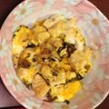 かぼちゃ大明神's cooksnap of when they made 高菜漬と豆腐で＊卵とじ.