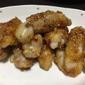 ぺぽにょん's cooksnap of when they made お正月に余ったお餅で♪豚肉のお餅巻き♪.