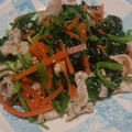 しばいぬころころ's cooksnap of when they made 豚肉とほうれん草の胡麻和え.