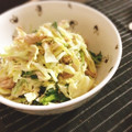 ♥ゆみ♥'s cooksnap of when they made キャベツとほうれん草のツナマヨ醤油和え.