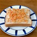 msft5632's cooksnap of when they made サーモンフライみたい！鮭かすトースト.