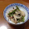 noitigo's cooksnap of when they made いかの味付缶詰といんげんの生姜炒め.