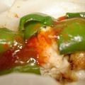 kobari's cooksnap of when they made ☆鶏と３色ピーマンのケチャップ蒸し.