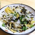 えりんこ0822's cooksnap of when they made 絶品！塩昆布もやしと沢庵のナムル！.