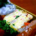 inyako's cooksnap of when they made ＊カニカマとねぎの卵焼き＊.