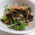 ぽよぽよぽよっちょ's cooksnap of when they made ひじきと豆苗の栄養満点サラダ.