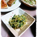 ＴＯＭＯＷＡＴ's cooksnap of when they made 新食感☆オクラの新芽のごま和え.