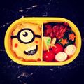 シドニー主婦's cooksnap of when they made 簡単♪キャラ弁♪ミニオンオムライス♪.