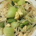 ネトリール's cooksnap of when they made チンゲン菜ともやしの玉子炒め.