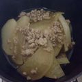 モモに夢中's cooksnap of when they made 簡単！大根と豚ひき肉のピリ辛あんかけ.