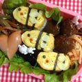 たにたーに's cooksnap of when they made キャラ弁♡簡単みつばちさん.