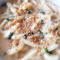 ☆りおまむ☆'s cooksnap of when they made 紫蘇絡まる☆味噌クリームうどん.