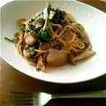 kyon0205's cooksnap of when they made お家にある食材で…★簡単★和風パスタ★.