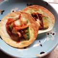 ベシャメル侯爵's cooksnap of when they made 餃子の皮でおつまみ♡アボカド＆キムチーズ.