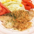 きりぼーysm's cooksnap of when they made 秋鮭のムニエル ～ 香味パン粉ソース.