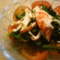 maruru-nn's cooksnap of when they made わさび菜のカニカマポン酢和え♪.