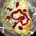 ミカンパウダー's cooksnap of when they made 玉ねぎと挽き肉のオムレツ.