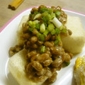 maruru-nn's cooksnap of when they made 揚げ出し豆腐のネギ納豆かけ.