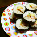 hayuママ's cooksnap of when they made ママン宅の昔ながらの太巻き寿司♪.