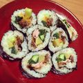 n_a_o_k_o's cooksnap of when they made 超簡単！恵方巻きに！韓国風のり巻き.