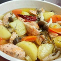 みひれママ's cooksnap of when they made 簡単タパス✩鮭とキノコのアヒージョ.