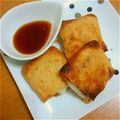 ♥♥miwako♥♥'s cooksnap of when they made おつまみに！油揚げin納豆チーズ.