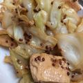 yu_no_mama's cooksnap of when they made 鶏むね肉とキャベツのハニーマスタード炒め.