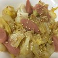 zipnzippy's cooksnap of when they made 塩麹だけ～！キャベツ＆ギョニソ炒め.