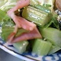 さささおりんご's cooksnap of when they made 簡単！おいしい！セロリとベーコン炒め.