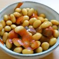 Nekozame's cooksnap of when they made 大豆こんにゃくの煮物.