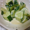 kaotan0419's cooksnap of when they made 簡単：きゅうりのワサビマヨネーズ和え.