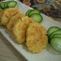 櫻子のママ's cooksnap of when they made エビのふんわりハンバーグ☆高野豆腐入り♡.